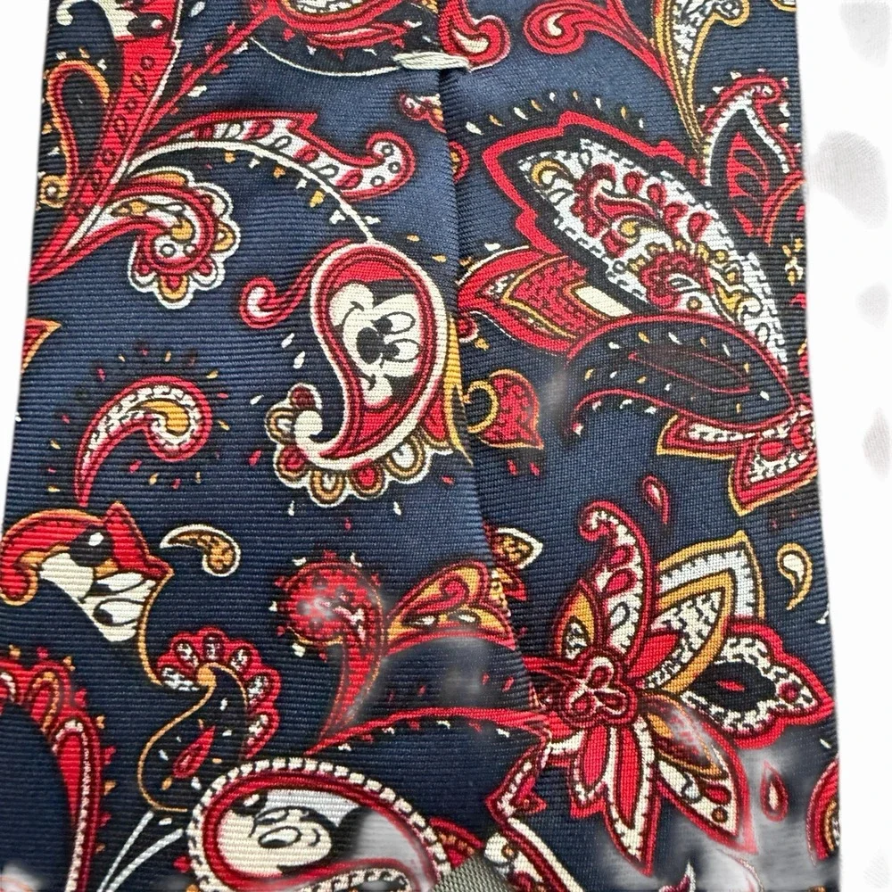 Disney Mickey‎ Paisley Silk Necktie Balancine Presents Men's Tie 57